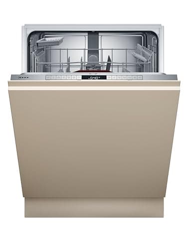 NEFF S155EAX04E, N 50, Smarter Geschirrspüler Vollintegriert, 60 cm, Made in Germany, Besteckkorb, automatische Türöffnung, besonders leise Spülmaschine, höhenverstellbarer Oberkorb, Aqua Stop