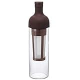 Hario "Filter in Coffee Bottle" Kaffeebereiter für Coldbrew / kaltgebrühten Kaffee (dunkelbraun), 650 ml, Braun