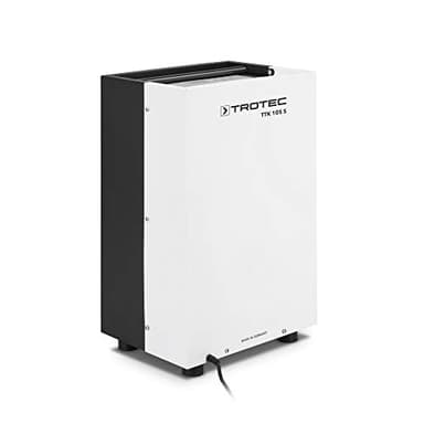 TROTEC Gewerbe Luftentfeuchter TTK 105 S Bautrockner, Trocknung für Raumgröße bis 45 m² und 112,5 m³ Entfeuchtungsleistung 30 l pro Tag 5,2 l Tankvolumen Luftfilter, hygrostatgesteuert