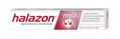 halazon® med 1er Pack - medizinische Zahnpasta - 75ml / Medizinisch wirksame Zahncreme für empfindliche Zähne & gegen Zahnfleischentzündung/Paradontose Zahnpasta