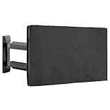 kwmobile 55" TV Outdoor TV Abdeckung - Fernseher Hülle Bildschirmschutz - Schutzhülle wetterfest - Schwarz