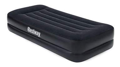 Bestway Aeroluxe Airbed, Luftbett mit eingebauter Elektropumpe, Twin 191x97x46 cm, schwarz (anthrazit)