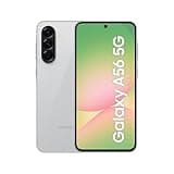 Samsung Galaxy A56 5G AI Smartphone ohne Vertrag, Simlockfreies AI Handy mit Android, 8 GB RAM, 256 GB Speicher, 50-MP-Kamera, Awesome Lightgray, 2,5 Jahre Herstellergarantie [Exklusiv auf Amazon]