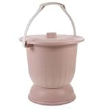 Nachttopf FüR Erwachsene Mit Deckel UrinbehäLter Aus Pp Hochwertig Und Mit Geruchsschutz Hoher Fuß FüR Haushalt Camping Senioren