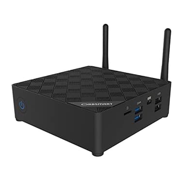 Orbsmart AW-15 Mini-PC Win11 Pro 4K Desktop-PC/Computer/lüfterlos/lautlos/stromsparend (Intel N100 CPU, 16GB RAM, 512GB SSD, WiFi 6) - Deutscher Hersteller
