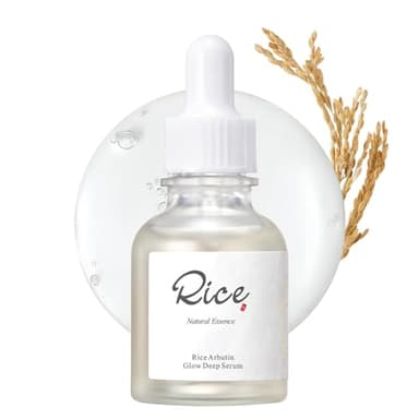 Rice Serum, Koreanisches Gesichtsserum mit Weißreis-Extrakt, Feuchtigkeitsspendend & Regenerierend, Für Strahlende Haut & Stärkere Hautbarriere, Korean Skincare Anti Aging Pflege
