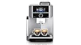 Siemens EQ.9 Plus Connect s500 TI9553X1RW Kaffeevollautomat mit Touchscreen - für zwei Tassen gleichzeitig - Barista-Modus - , 2.3 liters, Farbe: Edelstahl (Displaysprache nicht auf Deutsch)