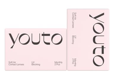 youto Monatslinsen weich, 4 Stück,UV Schutz und Hohes Trageg efühl, BC 8.5 mm, DIA 14.0 mm