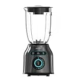 Cecotec Standmixer Power Black Titanium 2200MAX Smooth, 2200 W maximale Leistung, 6 Klingen aus Edelstahl, Ice-Crush-Funktion, Turbo- und Smoothie-Funktion, AutoClean-Funktion