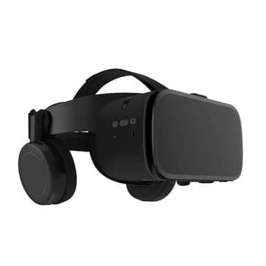 3D Virtual Reality VR Headset mit Hi-Fi Bluetooth Audio, IMAX VR Brille für Filme & Videospiele | Kompatibel mit 4,7-6,5 Zoll Smartphones (Schwarz)