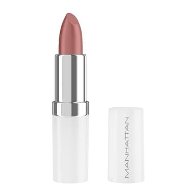 Manhattan Lasting Perfection Satin Lipstick 880 Sunset Rose, Lippenstift für intensive, langanhaltende Farbe und feuchtigkeitsspendende Pflege