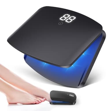 Nagelpilz Lasergerät, Berrlly Nail Fungus Laser Device Verwendung für Mehrere Nägel, Passen Sie die Höhe Nach Oben und Unten an, Keine Sorge, Deine Nägel Bleiben Stecken-Schwarz