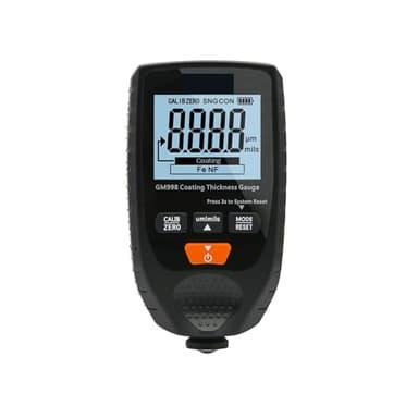 GM998 Hintergrundbeleuchtung Film Dicke gauge Auto Lack Tester Beschichtung Gauge NF lack tester Für Heimwerker(Black)