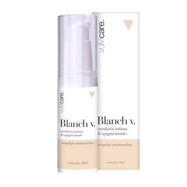 Vulvicare Blanch V Aufhellende Creme Intimbereich mit Enoxolon- Vereinheitlicht Hautton und Reduziert Flecken- Revitalisierender Komplex Ohne Parabene Von Gynäkologen Entwickelt - 30ml