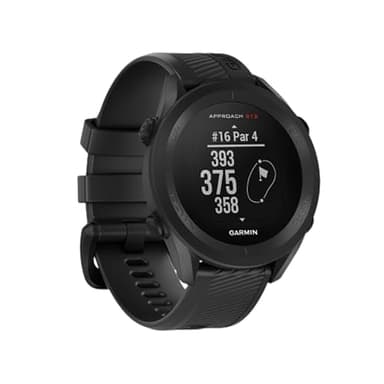 Garmin Approach S12 - GPS-Golfuhr mit Schlagweitenmessung & Distanzangaben zum Grün/Hindernissen auf 42.000 Golfplätzen. 1,3“ Display mit einfacher Bedienung (Generalüberholt)
