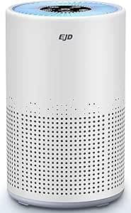 Luftreiniger für Schlafzimmer und Zuhause, leiser H13 HEPA-Luftreiniger mit 3-stufigem Filter, 3 Geschwindigkeitsstufen, 12 dB Schlafmodus zur Bekämpfung von Pollen, Staub, Tierhaaren, Gerüchen