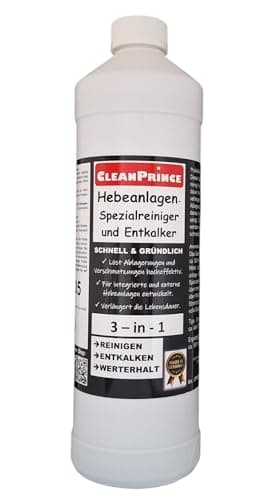 Hebeanlagenreiniger 1 Liter Kleinhebeanlagen Spezialreiniger Konzentrat blau flüssig