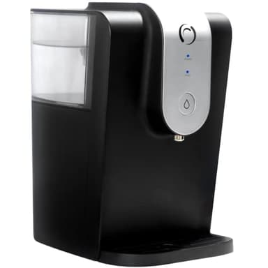 Aqua Optima Lumi, gefilterter Wasserkühler und Wasserspender auf der Theke, 8,2 Liter Fassungsvermögen, mit 1 x 30 Day Evolve+ Wasserfilterkartusche, schwarz