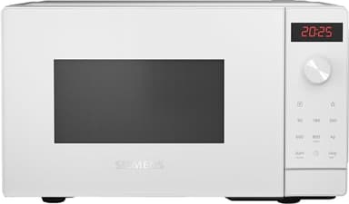 Siemens FF023LMW0 iQ300 Mikrowelle, 44 x 26 cm, 800 Watt, Drehteller 27 cm, Türanschlag links, cookControl7 Automatikprogramme, Favoritentaste, 0, Weiß, 20 L