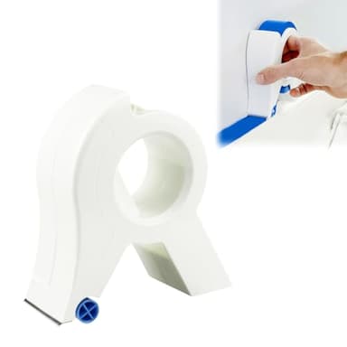 PJHAJH Masking Master, Malerband Applikator, Abdeckbandabroller, Klebeband-Applikator, Tape Trim, für Zierleisten, Böden, Fenster und Türrahmen, ABS