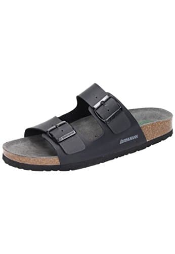 Dr. Brinkmann Herren Dr. Brinkmann Pantoletten, Schwarz, 45 EU