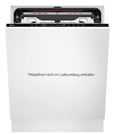 AEG Vollintegrierter Geschirrspüler 60cm, WiFi, Spülmaschine Serie 9000: mit ComfortLift Hebefunktion, Energieklasse A, Besteckschublade, personalisierte Zeit-Steuerung, leise 41dB, 14 MG, FSE9680AP