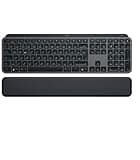 Logitech MX Keys S Plus kabellose Tastatur, Low Profile, Fluid Quiet Typing, Programmable, Backlighting, Bluetooth, Rechargeable, für Windows PC/Linux/Chrome/Mac- Graphit, Deutsches QWERTZ-Layout