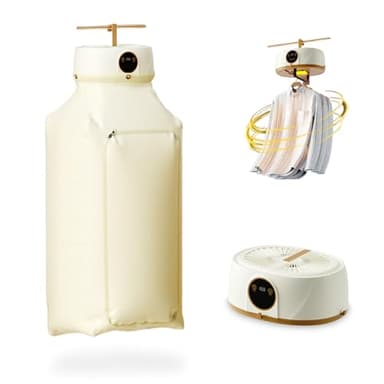 VZXATYOP Verbesserte Automatische Aufblasbare Hemdenbügelmaschine Mit 2-in-1-Dampfglätter Und Faltfunktion Fernbedienung, Tragbar For Reisen Und Apartments(1pc)