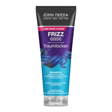 John Frieda Frizz Ease Traumlocken Shampoo - 1er Pack (1 x 250 ml) - reinigt und spendet Feuchtigkeit - definiert und verstärkt Locken - mit Abyssinian-Öl