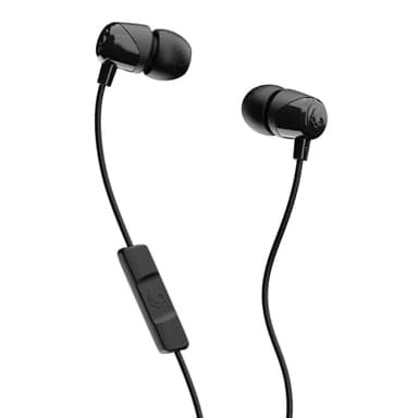Skullcandy Jib Kabelgebundener In-Ear Kopfhörer, Mikro, Kompatibel mit Bluetooth-Geräten und Computern - Schwarz