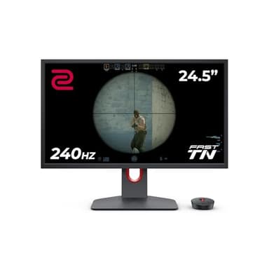 BenQ ZOWIE XL2540K eSports Gaming Monitor | 24 tum | 240Hz | XL Setting to Share | 120Hz Kompatibel für PS5 und Xbox Serie X | Schwarz