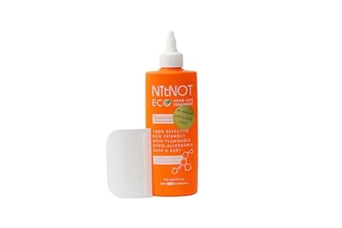NitNOT Kopfläuse-Behandlung - Tötet alle Kopfläuse und Eier - 200ml - Mindestens 4 Behandlungen für langes Haar - Sicher - Keine Nebenwirkungen - Einfache Anwendung - Keine Gerüche