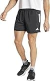 adidas Herren Own The Run Shorts, L, 12,7 cm, Schwarz