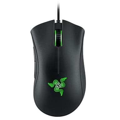Razer DeathAdder Essential (2021) - Kabelgebundene Gaming-Maus mit Optischem Sensor mit 6400 DPI (5 programmierbare Tasten, Ergonomischer Formfaktor, 10 Millionen Klicks Lebensdauer) Schwarz