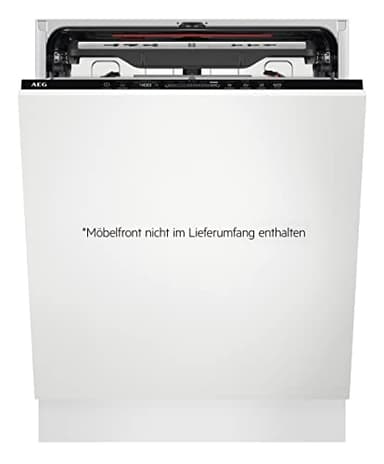 AEG Vollintegrierter Geschirrspüler 60cm, Spülmaschine Serie 7000: mit Glasschutz, Energieklasse C, Besteckschublade, personalisierte Zeit-Steuerung, leise 40dB, Wasserstopp, 15 MG, FSE7470AP
