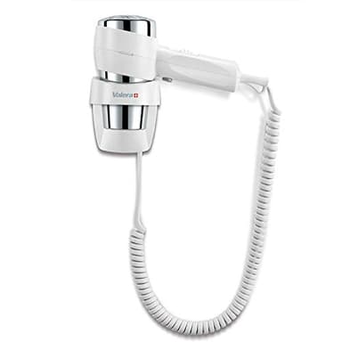 Valera Action Super Plus 1600 Haartrockner mit Wandhalterung, 1600 Watt, Farbe Weiß/Chrom