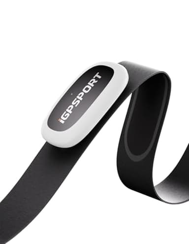 iGPSPORT HR50 Herzfrequenzmesser, Wasserdicht Brustgurt Pulsmesser Bluetooth ANT+ für Radfahren Laufen Joggen Yoga Fitness
