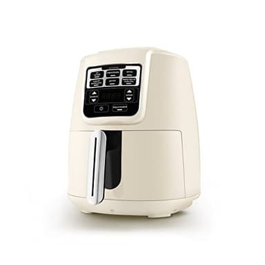 Karaca Air Cook XL 2 in 1 Airfryer Starlight, 4L, 1550W, Heißluftfritteuse, Heissluft Fritteusen, Fritteuse ohne Öl, Less Fat Technology, Grillgerichte Sowie Saftige, Hausjoghurt