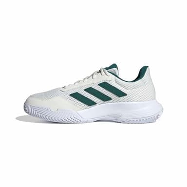 adidas Unisex Court Spec 2 Tennis Shoes, off white/collegiate green/Cloud white, 39 1/3 EU