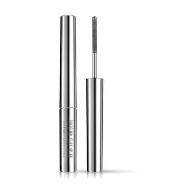 Facelove Iron Eye Mascara, Iron Eye Schwarz Mascara mit Metallbürste, Ironeye Mascaras, 3D Curling Wimperntusche, Borstenlose Metallwimpernbürste, Natürlich Wasserdicht Schwarz (1PC)