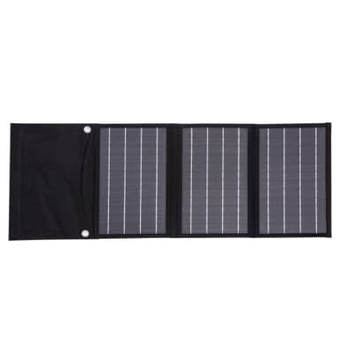 Technaxx 21W Solar Ladegerät mit USB Anschluss für das Handy, Powerbank, Tablet, andere - Perfekt für Wanderungen, Camping und Outdoor - Solar Ladetasche TX-207