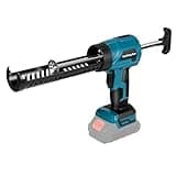 Akku-Kartuschenpistole für Makita 18V Batterie, Akku Kartuschenpresse für 300 ml-Kartuschen, bis zu 3.000 N, 4 Geschwindigkeiten,Anti-Tropf, für Abdichten, Spachteln, Abdichte (ohne Akku)