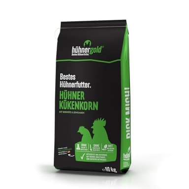 ChickenGold Hühner-Kükenfutter Aufzucht- 10kg, mit 21% Rohprotein - Optimal für gesundes Wachstum & Starke Entwicklung - Nährstoffreiches Alleinfutter