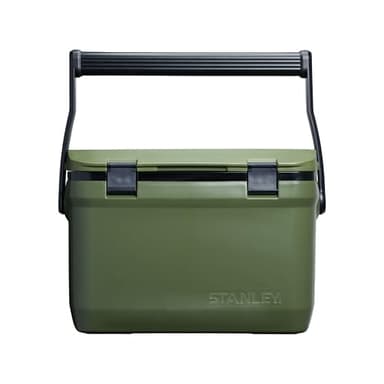 Stanley 1913 Adventure Outdoor Cooler 15.1L - Camping Kühlbox - BPA-Frei - Deckel fungiert auch als Sitz - Robuste Isolierbox ohne Strom - Auslaufsicher - Dried Pine