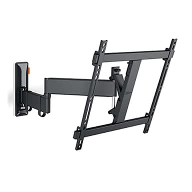 Vogel's Comfort TVM 3445 Schwenkbare TV-Wandhalterung für 32-65 Zoll Fernseher, Max. 25 kg, Schwenkbar bis zu 180°, Full-Motion TV Halterung max. VESA 400x400, Universelle Kompatibilität, Schwarz