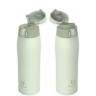 Super Sparrow Trinkflasche Edelstahl 18/8 - Trinkbecher - 750ml - BPA-Frei, Auslaufsicher Thermobecher, Trinkflaschen für Sport, Unterwegs, Schule, Outdoor, Büro, Zuhause
