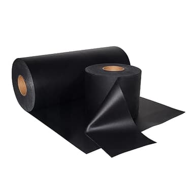 EPDM Mauersperrbahn | Sperrfolie zur Bauwerksabdichtung, Fassadenschutz & Abdichtung von Fenster- & Türelementen | 1,1mm x 20m in verschiedenen Breiten (200mm Breite)