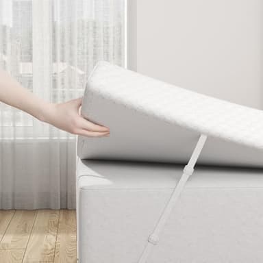 wowttrelax Matratzen Topper 180x200cm, 7.5cm Matratzenauflage, Medium Fest Kaltschaum Topper mit atmungsaktiver Hülle | Hypoallergen, rutschfest & Waschbar | Druckentlastung bei Rückenschmerzen