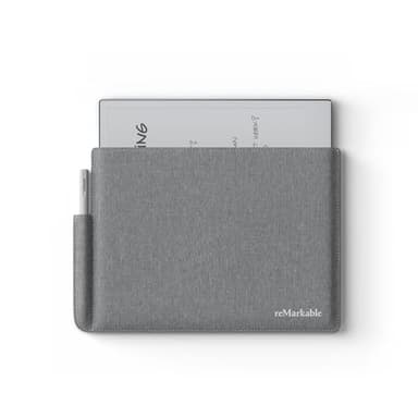 Remarkable Folio - Die Originalhülle für das Remarkable 2 mit Stifthalter | minimalistisches graues Polymergewebe