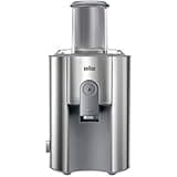 De´Longhi Braun J700 Multiquick 7 Entsafter | Hochleistungs-Entsafter-System | Großer Einfüllschacht (75 mm) | Innovatives Anti-Tropf-System | Kraftvoller 1.000 Watt Motor | silber
